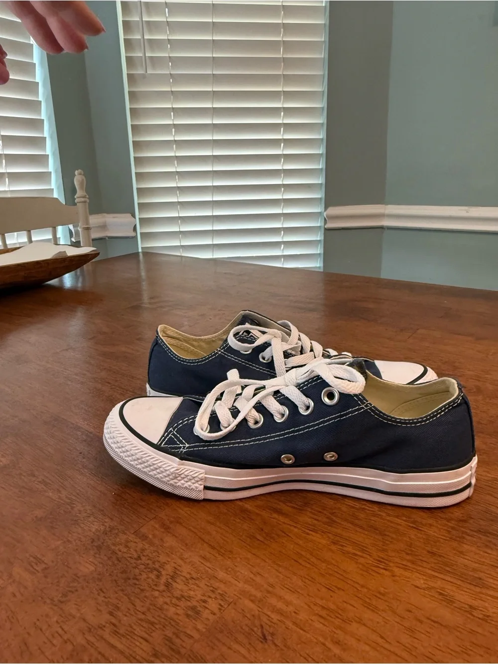 Converse Chuck Taylor All Star Low Top Navy Blue Sneakers Mens 5 Womens 7